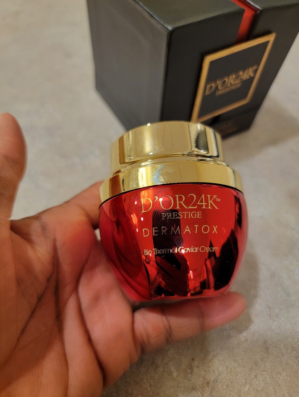 D'OR24K Cosmetics 1.7oz Red Caviar & Red Seaweed - Picture 3 of 6
